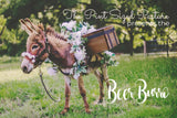Mini Beverage Burro Package: Biothane Pack Saddle