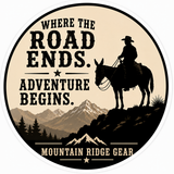 Mountain Ridge Gear Adventure Stickers