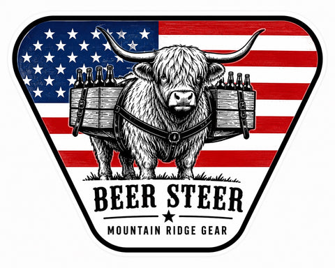 ComfortStride Beer Steer Sticker