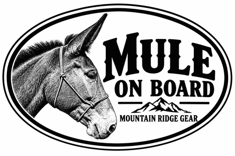 Mule on Board Sticker