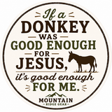 Faith & Donkey Stickers