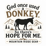 Faith & Donkey Stickers