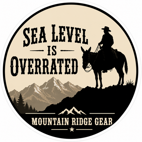 Mountain Ridge Gear Adventure Stickers