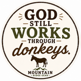 Faith & Donkey Stickers