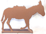 Metal Art - Burro Silhouette
